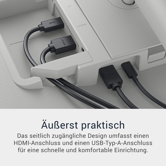 Dell 27 Plus USB-C Monitor - S2725QC, 4K UHD (3840x2160), 120Hz, IPS, 4ms, AMD FreeSync Premium, 99% sRGB, Höhenverstellbar, Eingebaute Lautsprecher, 2 USB-C, 2 HDMI, 2 USB, 3 Jahre Garantie