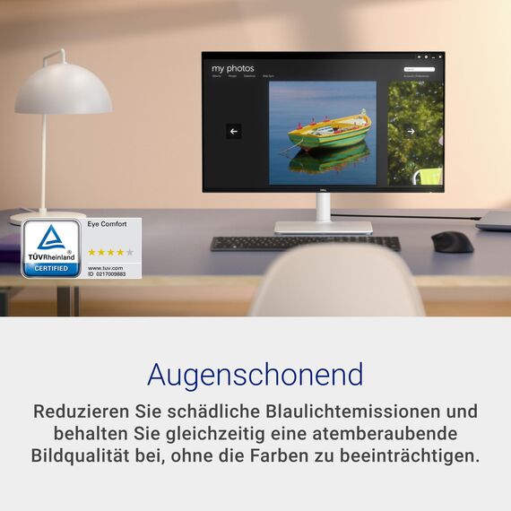 Dell 27 Plus USB-C Monitor - S2725DC, QHD (2560x1440), 144Hz, IPS, 1ms MPRT, AMD FreeSync, 99% sRGB, Höhenverstellbar, Eingebaute Lautsprecher, 2 USB-C, DisplayPort, HDMI, 2 USB-A, 3 Jahre Garantie