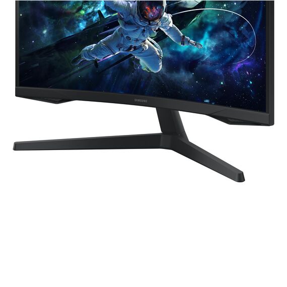 Samsung Odyssey G55C Curved Gaming Monitor 32 Zoll, Bildschirm mit VA-Panel, 2.560 x 1.440 Pixel, 1.000R Radius, HDR10, AMD FreeSync, 165 Hz, Reaktionszeit 1 ms (MPRT), LS32CG554EUXEN