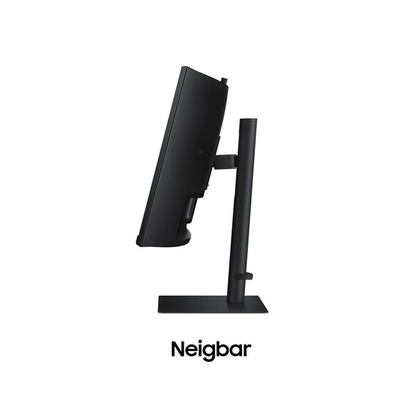 Samsung ViewFinity S65VC Curved Monitor 34 Zoll Mit Lautsprechern und Webcam, HDR10 Bildschirm mit VA-Panel, 3440 x 1440 Pixel, AMD FreeSync 100Hz, 5ms, 90 W Laden via USB-C, Pivot, LS34C652VAUXEN