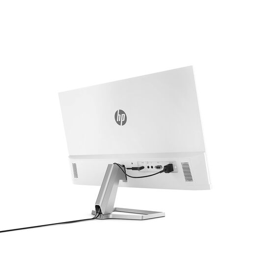 HP M24fwa Monitor - 24 Zoll Bildschirm, Full HD IPS Display, 75Hz, 5ms Reaktionszeit, AMD Freesync, HDMI, VGA, Audio In & Out, integrierte Lautsprecher, Weiss