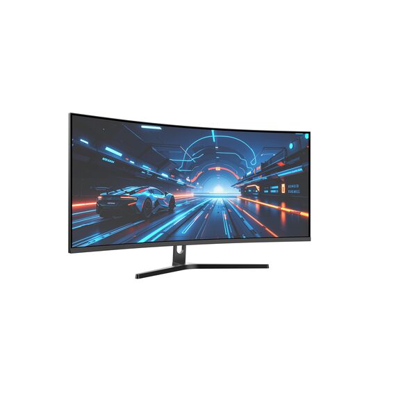 Amzfast 34 Zoll Curved Gaming Monitor, 3440x1440 UWQHD, 240Hz, 21:9 VA Panel, 1500R, 1ms MPRT, Adaptive Sync, HDR, DCI-P3 98%, sRGB 130%, Pip/PBP, HDMI2.1 & DP1.4, VESA 75x75mm, AMZG34C5Q Pro