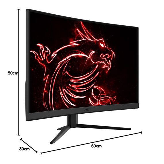 MSI G32C4 E2 31,5“ -FHD-Gaming-PC-Display, 1500-R-VA-Panel, 1920 x 1080, 170 Hz/1 ms, 16:9, FreeSync Premium — DisplayPort 1.2a, HDMI 1.4b