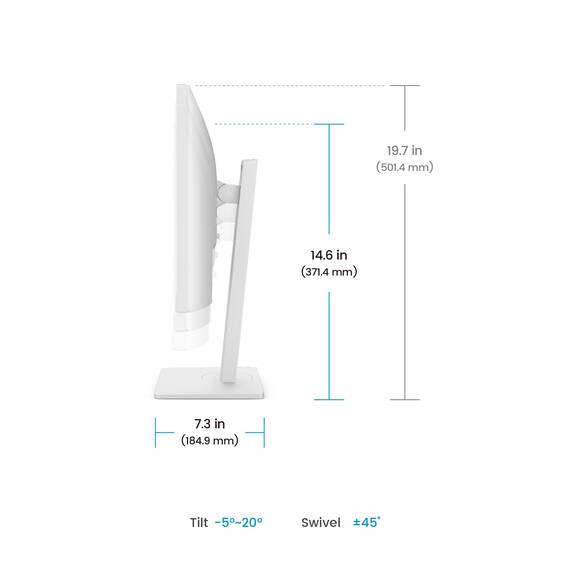 BenQ GW2486TC 23.8“ IPS 1080p Home-Office-Monitor, FHD, USB-C (65W Leistung),100 Hz, Eye-Care, Ergo-Design, USB-Hub, Daisy Chain, hohe Bildwiederholrate, 99% sRGB, HDMI, Display Port, TÜV-zertifiziert