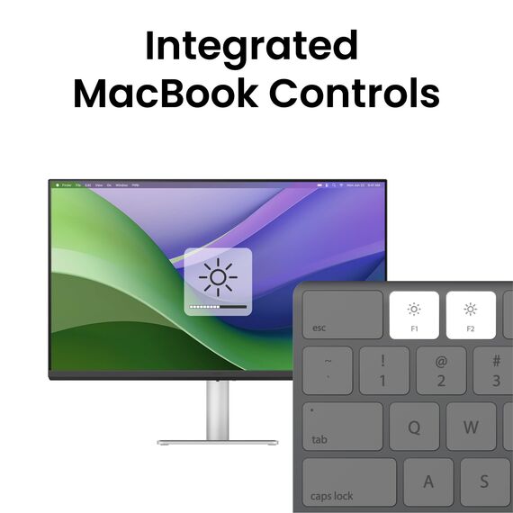 BenQ MA270UP 27 Zoll 4K Monitor mit Nano-Gloss-Beschichtung für MacBook, Dual-USB-C (90W), Mac-Farbabstimmung, integrierter USB-Hub, Steuerung von Helligkeit & Lautstärke direkt am Mac, P3-Farbraum