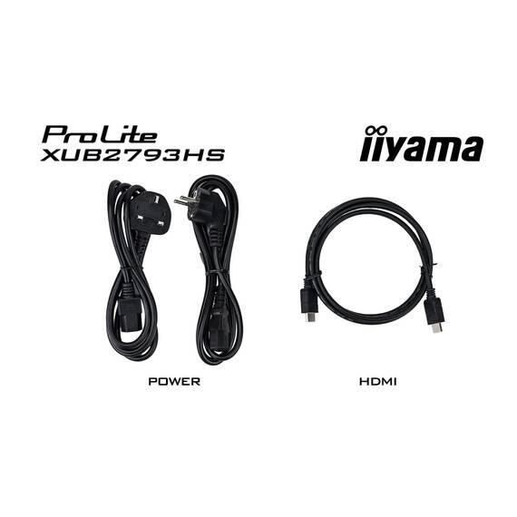 iiyama Prolite XU2793HS-B7 68,6cm 27" IPS LED-Monitor Full-HD 100Hz HDMI DP Adaptive Sync schwarz