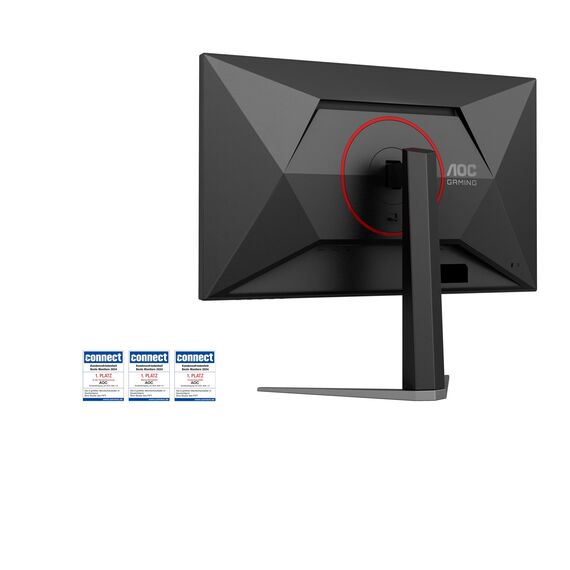 AOC 27G4HA 27 Zoll FHD Gaming Monitor, 200Hz, Fast IPS Panel, 0.5ms MPRT, Adaptive Sync, HDR10, G-Sync Compatible, Höhenverstellung,Lautsprecher,(1920x1080 HDMI 2X 2.0 DP 1x 1.4) Schwarz