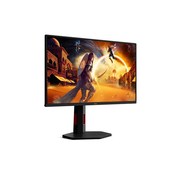 AOC 25G4KUR 24.5 Zoll FHD USB Hub Gaming Monitor, 420Hz, Fast IPS Panel, 0.3ms MPRT, Adaptive Sync, HDR400, G-Sync Compatible, Höhenverstellung,(1920x1080 HDMI 2X 2.0 DP 1x 1.4) Schwarz