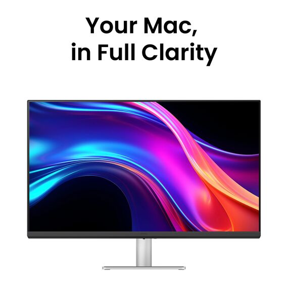 BenQ MA270UP 27 Zoll 4K Monitor mit Nano-Gloss-Beschichtung für MacBook, Dual-USB-C (90W), Mac-Farbabstimmung, integrierter USB-Hub, Steuerung von Helligkeit & Lautstärke direkt am Mac, P3-Farbraum