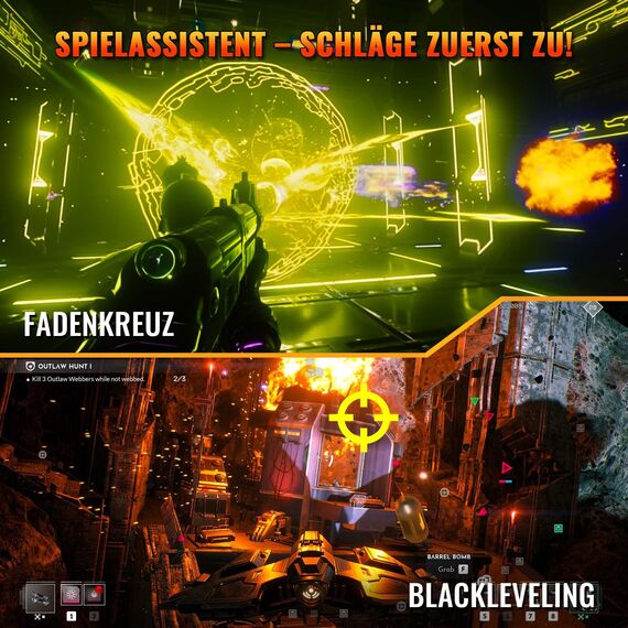 Minifire 27 Zoll Gaming Monitor, 200Hz, 1ms, IPS, PC Gaming Computer Monitor, FHD 1080P, sRGB120%, AMD FreeSync, HDMI＆DP Anschlüsse, Blacklevel Adjust, VESA Kompatibel Schwarz (MFG27F2-200)