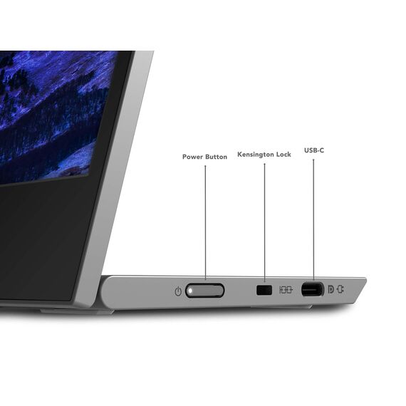 Lenovo L15 | 15,6" Full HD Monitor | 1920x1080 | 60Hz | 250 nits | 6ms Reaktionszeit | IPS-Panel | USB-C 3.2 | USB 2.0 | entspiegelt | 0,86kg | schwarz | inkl. USB-C Kabel