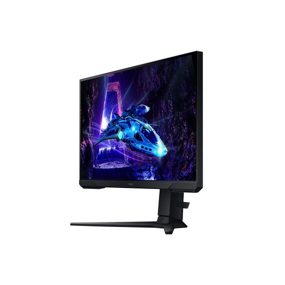 Samsung Odyssey G30D Full HD Gaming Monitor, 24 Zoll, Bildschirm mit VA-Panel, 1.920 x 1.080 Pixel, Bildwiederholrate 180 Hz, Reaktionszeit 1 ms (MPRT), AMD FreeSync, HDR10, LS24DG300EUXEN