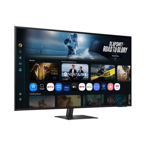 Samsung M70F 43 Zoll 4K Smart AI Monitor, VA-Panel, 3840 x 2160, 60Hz, 4ms (G/G), Speaker, Gaming Hub, 4K Upscaling, Sprachsteuerung, Smart TV-Apps & AI Features, HDR10, LS43FM700UUXEN
