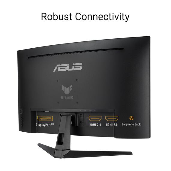 ASUS TUF Gaming VG32VQM5B Full HD 1500R Curved Monitor (32 Zoll, 1920 x 1080, 250Hz (OC), ELMB Sync, 0,5ms Reaktionszeit, FreeSync Premium, 2x HDMI, DisplayPort, 120 Prozent sRGB)