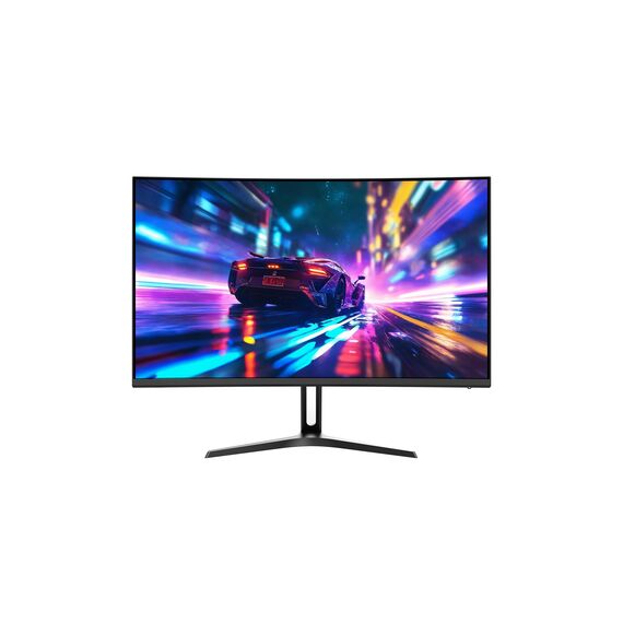 Amzfast 24 Zoll Curved Gaming Monitor 240Hz FHD, 1ms MPRT, Adaptive Sync, 130% sRGB, 97% DCI-P3, HDMI 2.0 + DP 1.4, VESA 75x75, Blaulichtfilter – AMZG24C1 Pro