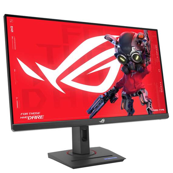 ASUS ROG Strix XG27UCG 27 Zoll Dual Mode Gaming-Monitor (3840x2160, 4K 160Hz oder FHD 320Hz, 1ms Reaktionszeit, Fast IPS, Extreme Low Motion Blur Sync, USB Typ-C, Stativanschluss, HDR, Aura Sync)