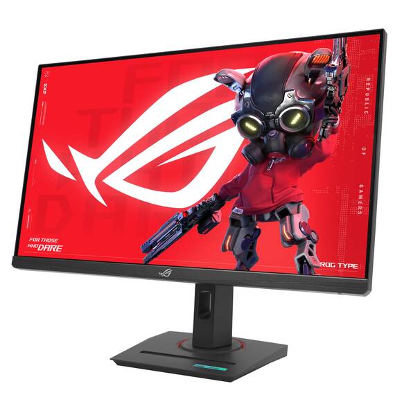ASUS ROG Strix XG27UCG 27 Zoll Dual Mode Gaming-Monitor (3840x2160, 4K 160Hz oder FHD 320Hz, 1ms Reaktionszeit, Fast IPS, Extreme Low Motion Blur Sync, USB Typ-C, Stativanschluss, HDR, Aura Sync)