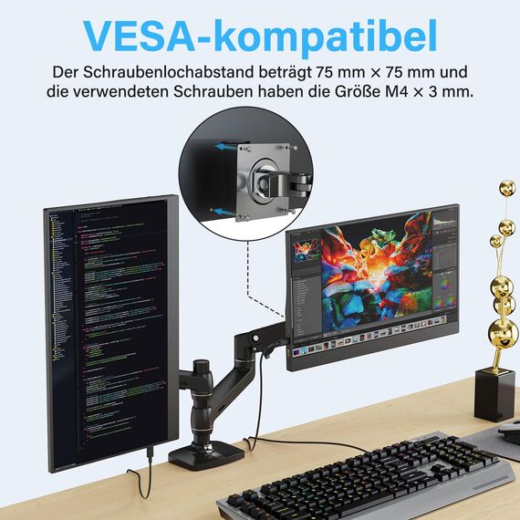 MAGICRAVEN Portable Monitor mit 2 Ständer, 15,6 Zoll Tragbarer Monitor 1920x1080 FHD Laptop Bildschirm Erweiterung IPS Screen, Mobiler Bildschirm für Laptop/PC/Mac,Plug und Play