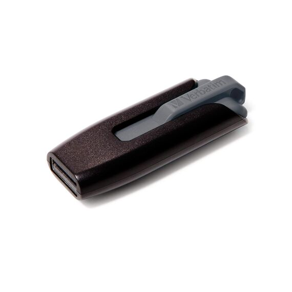 VERBATIM Store 'n' Go V3 USB-Stick I USB-3.2 Gen1 I 16 GB I Speicherstick mit Schiebemechanismus I USB-3 mit SuperSpeed-Schnittstelle I externer Speicher für Laptop Notebook & Co I schwarz