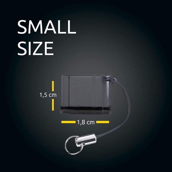 Intenso Slim Line, 128 GB USB-Stick, USB 3.2 Gen 1x1, schwarz