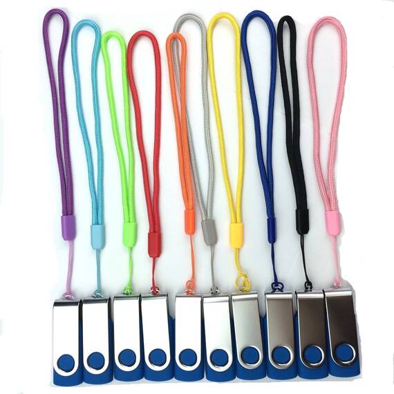 Yaxiny – USB-Stick-Band zur Befestigung am Handgelenk, 10 Stück