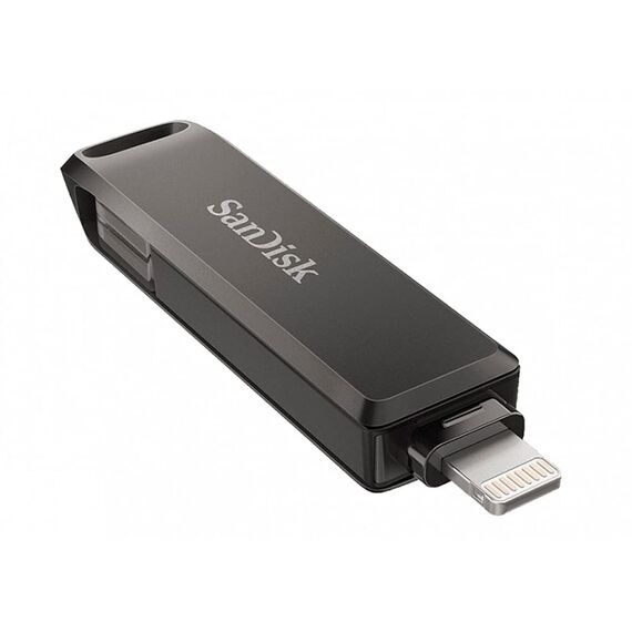 SanDisk iXpand Luxe Flash-Laufwerk 2-in-1 iPhone Speicher 128 GB (iPad kompatibel, automatisches Backup, USB-C und Lightning Anschluss, Passwortschutz, iXpand App)