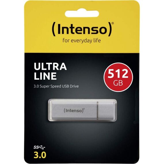 Intenso Ultra Line, 512GB Speicherstick, USB 3.2 Gen 1x1, silber