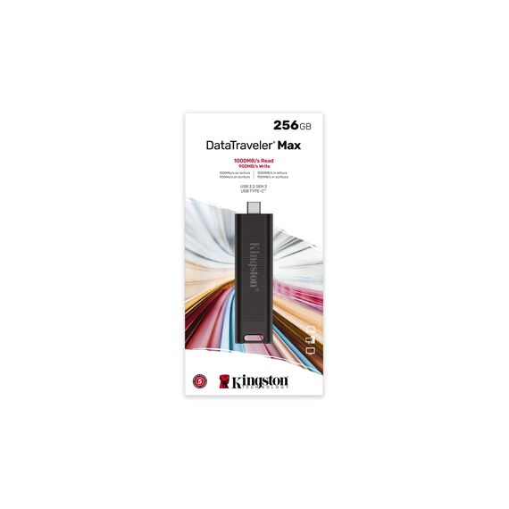 Kingston DataTraveler Max USB 3.2 Gen 2 1000R/900W USB-Stick 256GB - DTMAX/256GB
