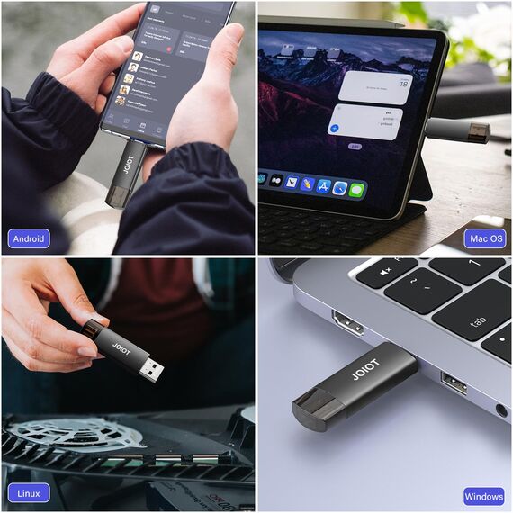 USB Stick 256 GB 3.0 USB C Stick 3.0 2 in 1 Flash Drive 3.0 OTG Memory Stick High Speed Speicherstick Mini Flash Drive Kompatibel mit Android Mobile Phone Linux Laptop Black