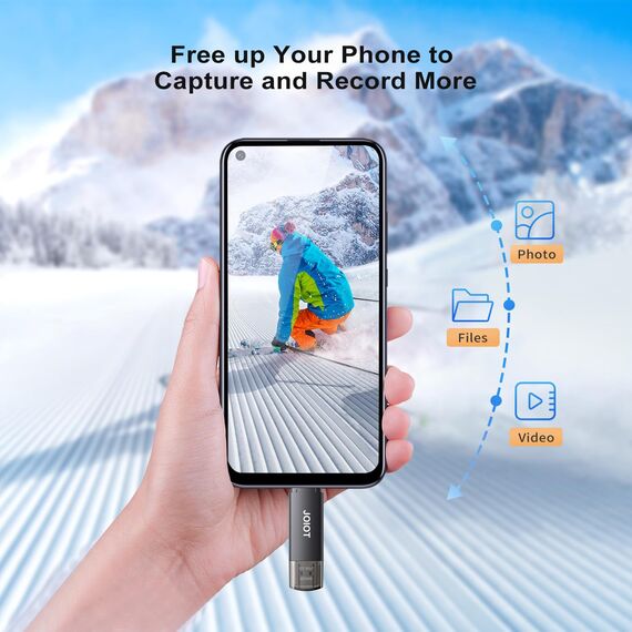 2 Stück USB Stick 64GB 3.0 USB C Stick Mini USBC Stick Metall 2-in-1 USBC 64GB Speicherstick High Speed Wasserdichtes Flash Drive Kompatibel mit Android Handy Linux Laptop Schwarz