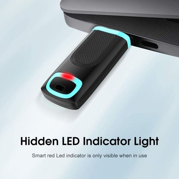 Vansuny USB Stick 64GB 2.0 USB-Stick 64GB USB 2.0 Stick Flash Drive mit LED-Indikator für PC/Laptop/Car Audio/Smart TV (64 GB, Cyan)
