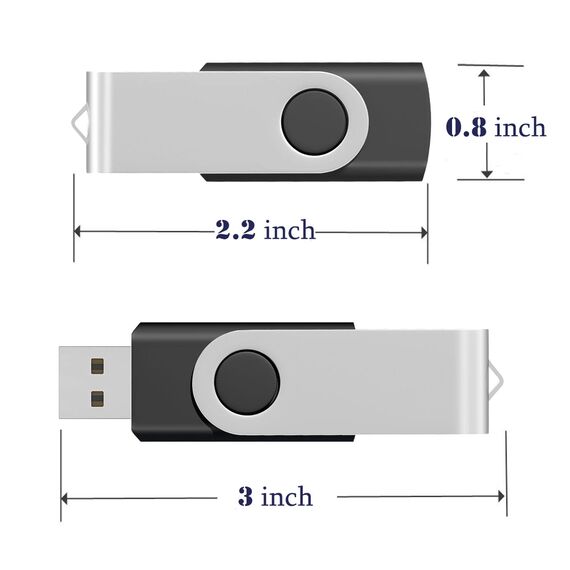 64GB USB Stick 5 stück Mehrfarbig USB 2.0 Speicherstick USB Sticks Data Datenspeicher Mehrfarbig