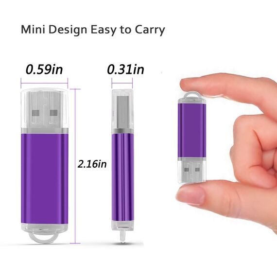 EASTBULL USB Stick 16GB USB 3.0 5 stück Mehrfarbig Speicherstick USB Sticks Data Datenspeicher