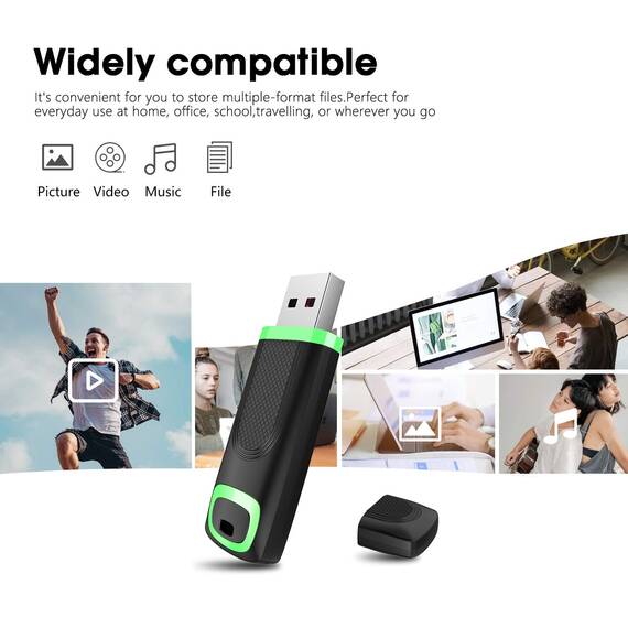 USB 3.0 Stick 32GB 5 Stück Vansuny High-Speed USB 3.0 Speicherstick 32 GB Flash Laufwerke Memory Stick 32GB mit LED-Anzeige, Kappe und Lanyard Loop für PC, Desktop, Laptop, Spielekonsolen(bunt)