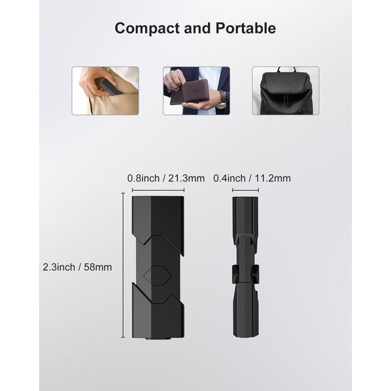 Vansuny 1 Stück USB Stick 64GB 3.0 Dual USB C Stick 64GB Speichstick 64 GB Type C OTG Flash Drive 3.0 für iPhone 15/Smartphone/Tablet Mac/Computer(Schwarz)