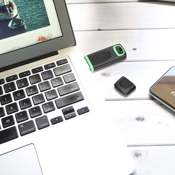KEXIN 128GB USB Stick 3.0 Speicherstick 3 Stück Set USB Sticks 128GB Speichersticks 3er Pack USB3.0 Flash-Laufwerk mit Cap für PC, Auto, TV (Grün Rot Blau)