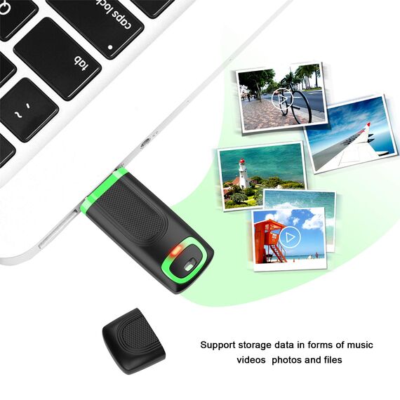 KEXIN 128GB USB Stick 3.0 Speicherstick 3 Stück Set USB Sticks 128GB Speichersticks 3er Pack USB3.0 Flash-Laufwerk mit Cap für PC, Auto, TV (Grün Rot Blau)