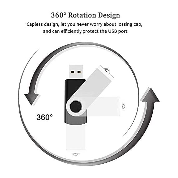 KOOTION USB Sticks 32GB 10er Pack USB 3.0 Speicherstick 10 Stck Datenstick 32 GB Memory Sticks Bunt USB Flash Laufwerk USB Flash Drives 10 STK 32G Set Thumb-Laufwerke 32 Gbyte Flash Stick Schwarz