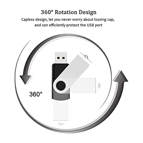 KOOTION USB-Sticks 8GB 20er Pack Memory Stick 20 Stück Set USB 2.0 Datenstick USB Flash Drives 8G Speichersticks 20 STK Flash-Laufwerke Thumb-Laufwerke Datenspeicher Stick Bunt 8 Gbyte Schwarz