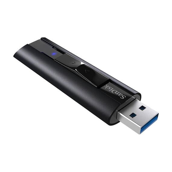 SanDisk Extreme PRO USB 3.2 Solid State Flash-Laufwerk 512 GB (Lesen mit 420 MB/s, Schreiben mit 380 MB/s, Passwortschutz, robustes Gehäuse, RescuePRO Deluxe Software)
