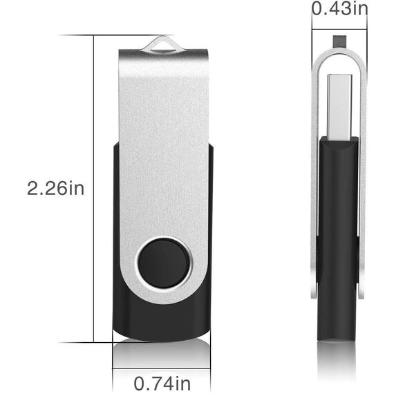 KOOTION USB Sticks 32GB 10 Stück Speichersticks Memory Stick USB 2.0 10er Pack Flash-Laufwerke 32G Bunt Datenstick USB Flash Drive Thumb-Laufwerke Set 10 STK Flash Speicher Sticks 32 Gbyte Mehrfarbig