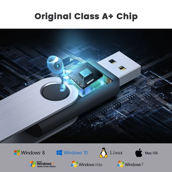 KOOTION USB Sticks 16GB 10er Pack USB 3.0 Speichersticks Set 10 STK Bunt Datenstick 10 Stück Memory Stick Metall 16G Thumb Drive USB Flash-Laufwerke 16 Gbyte Flash Sticks USB Flash Drives Mehrfarbig