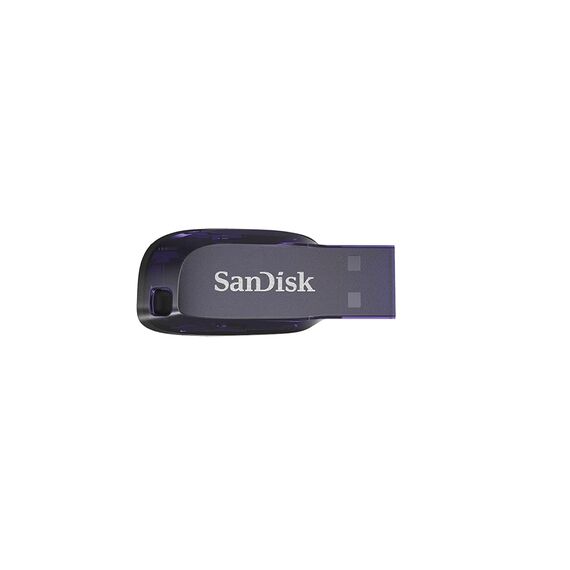 SanDisk Cruzer Blade USB-Flash-Laufwerk 32 GB 5er-Pack (wichtige persönliche Dateien, Musik und Videos sichern, Kennwortschutz, USB 2.0, Schlüsselanhängerfunktion) Lila/Rot/Blau/Grün/Orange