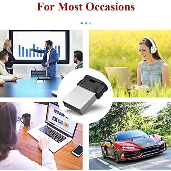 USB Stick Mini 128GB Vansuny USB Stick Klein Mini 128GB 3.0 Speicherstick 128 GB Externer Flash Drive Memory Stick (Schwarz)
