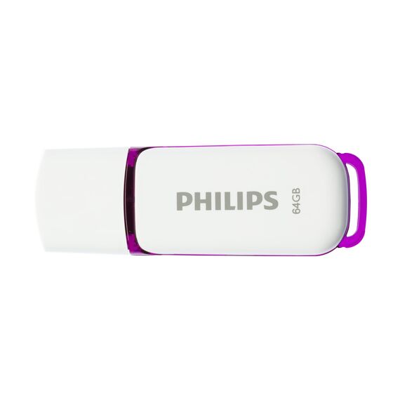 Philips Snow Edition 2.0 USB-Flash-Laufwerk USB-Stick 64GB für PC, Laptop, Computer Data Storage, Lesegeschwindigkeit bis zu 25 MB/s