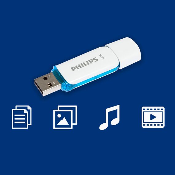 Philips Snow Edition 2.0 USB-Flash-Laufwerk USB-Stick 10x 16GB für PC, Laptop, Computer Data Storage, Lesegeschwindigkeit bis zu 21 MB/s
