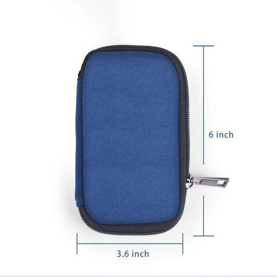 JBOS Aufbewahrungstasche Storage Bag für USB-Sticks Electronic Accessories Organizer Storage Case for USB Sticks/Speicherstick/USB-Flash-Laufwerk/USB-Speicher-Stick (Blau)