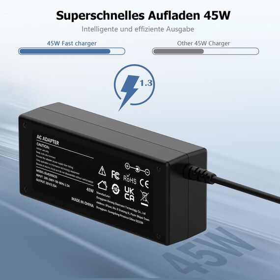 45W Laptop Ladekabel Netzteil Kompatibel Mit Lenovo Thinkpad G50 Z50 V110 V130 V330 T440 T450 T460 T470 IdeaPad Flex 2 3 Yoga 11 11S ADLX45NCC3A ADLX45DLC3A ADLX45NDC3A Ladegerät Adapter