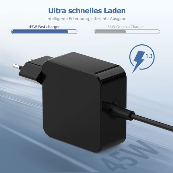 45W Laptop Ladekabel Kompatibel Mit Lenovo IdeaPad 1 3 5 330 330S 320 320S 310 310S 510 520 530 710S 100 110S 120S S145 S540 C340 Yoga 510 520 530 ADL45WCG ADL45WCC PA-1450-55LU Ladegerät Adapter