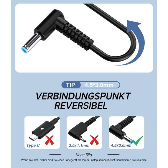 shefor 150W Laptop Ladekabel Netzteil Kompatibel mit HP Omen 15 17 Pavilion Gaming 15 17 ZBook Studio G3 G4 G5 G6 G7 G8 Power G7 G8 Fury 15 17 G7 G8 TPN-CA11 TPN-DA09 L32661-001 Ladegerät 19,5V 7,7A